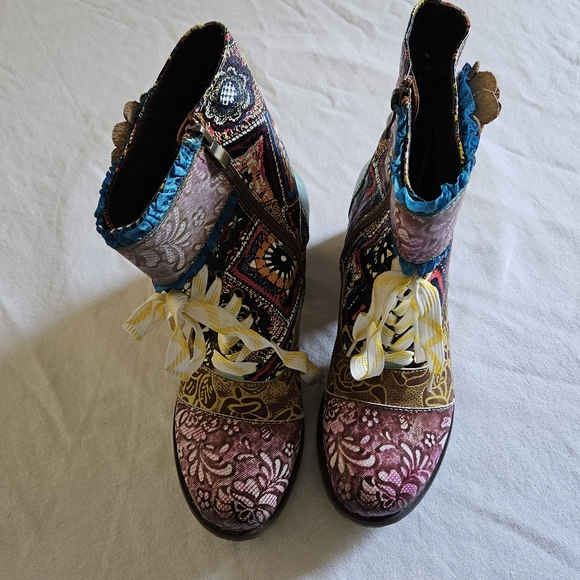 Socofy bohemian boots - Picture 3 of 8